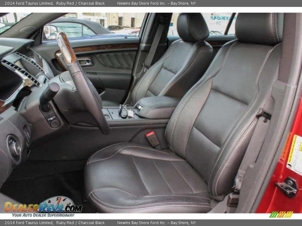 2014 Ford Taurus Limited Ruby Red / Charcoal Black Photo #16