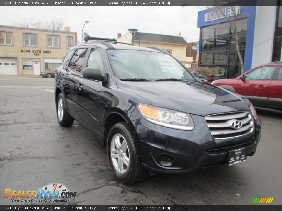 2011 Hyundai Santa Fe GLS Pacific Blue Pearl / Gray Photo #1