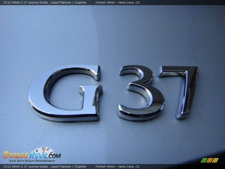 2010 Infiniti G 37 Journey Sedan Liquid Platinum / Graphite Photo #23