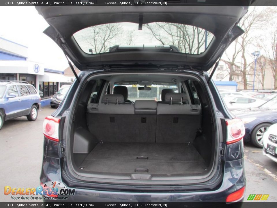 2011 Hyundai Santa Fe GLS Pacific Blue Pearl / Gray Photo #8