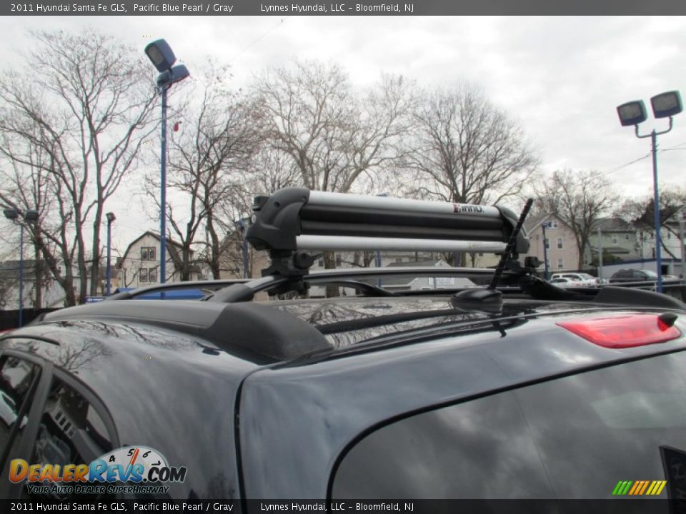 2011 Hyundai Santa Fe GLS Pacific Blue Pearl / Gray Photo #9