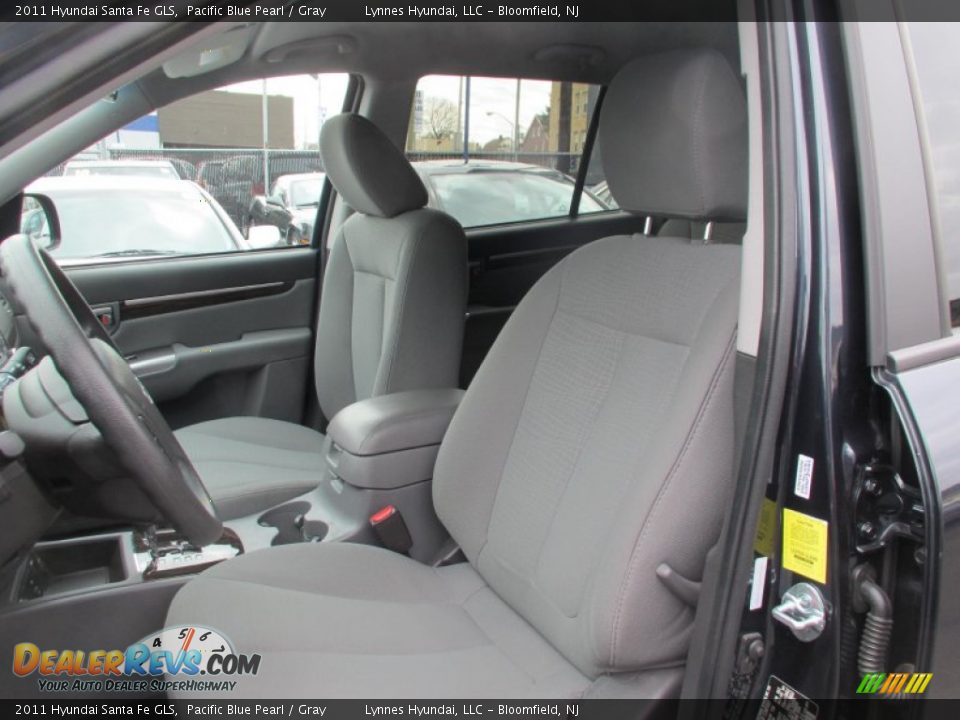 2011 Hyundai Santa Fe GLS Pacific Blue Pearl / Gray Photo #10