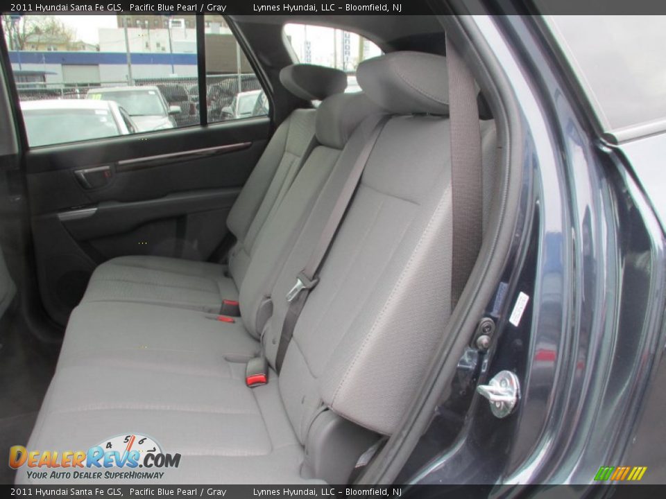 2011 Hyundai Santa Fe GLS Pacific Blue Pearl / Gray Photo #11