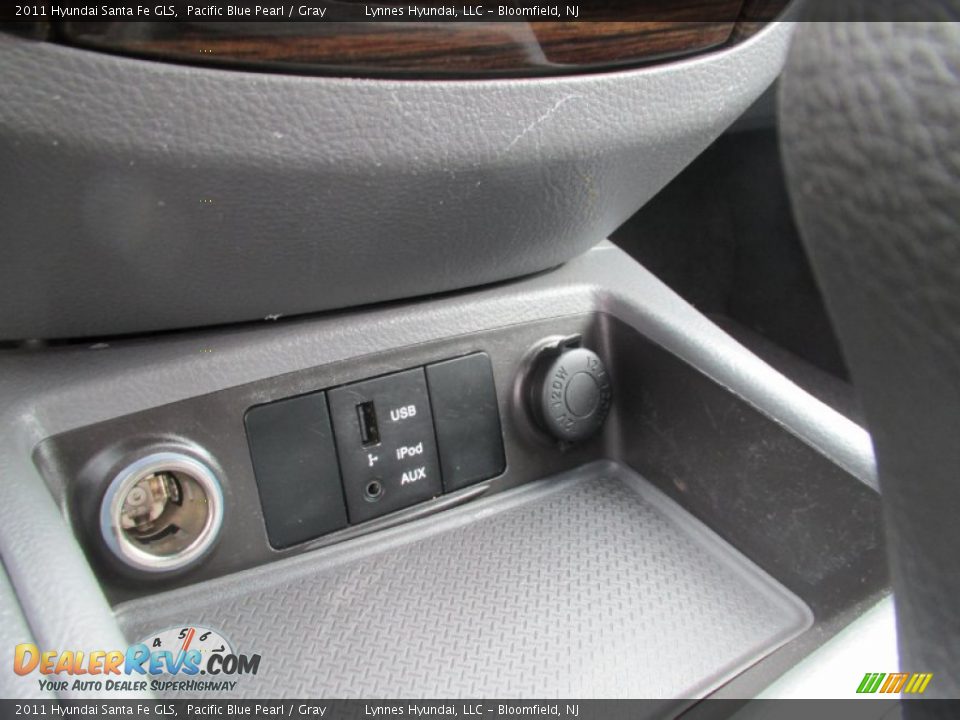 2011 Hyundai Santa Fe GLS Pacific Blue Pearl / Gray Photo #14