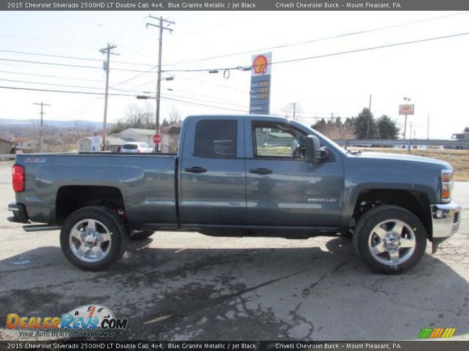 2015 Chevrolet Silverado 2500HD LT Double Cab 4x4 Blue Granite Metallic / Jet Black Photo #5