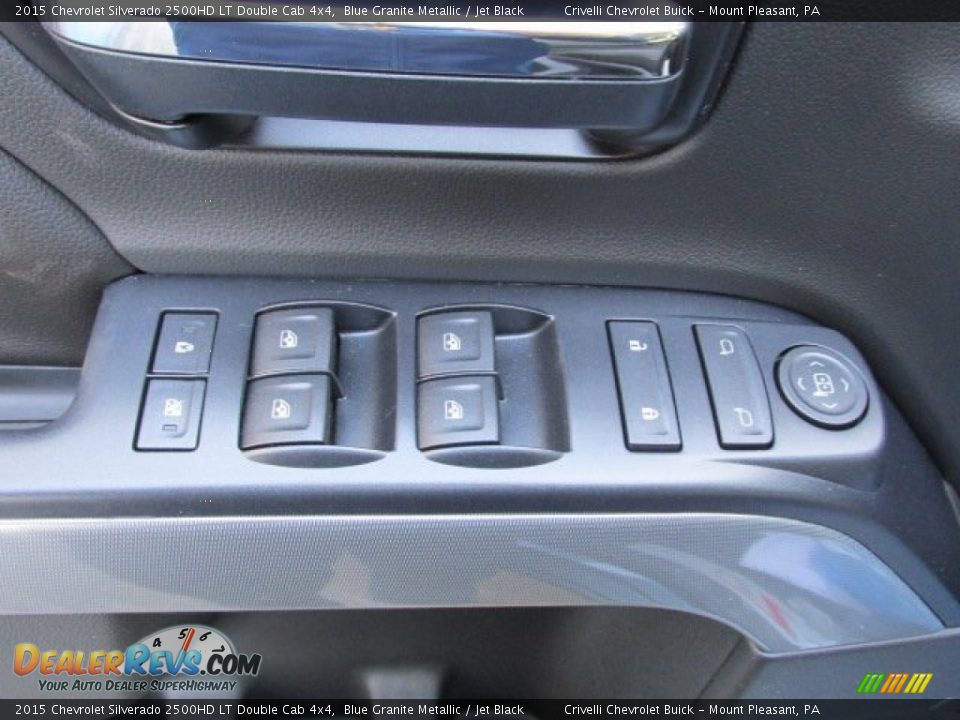 2015 Chevrolet Silverado 2500HD LT Double Cab 4x4 Blue Granite Metallic / Jet Black Photo #8