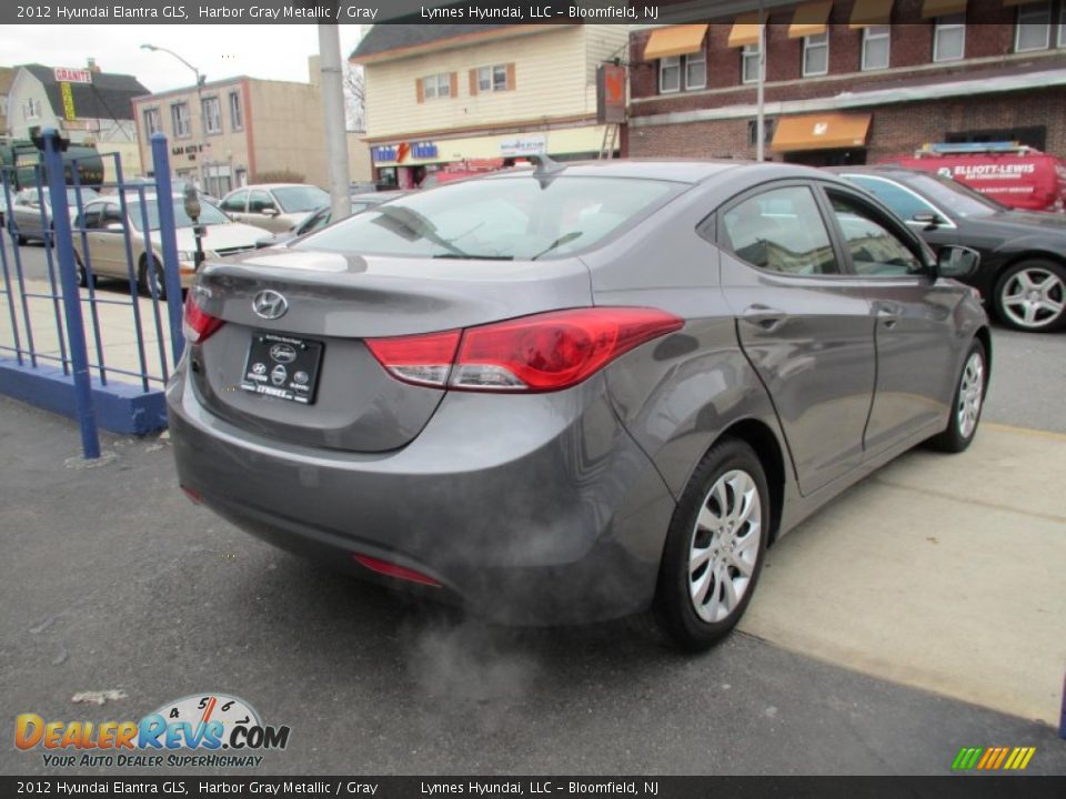 2012 Hyundai Elantra GLS Harbor Gray Metallic / Gray Photo #4