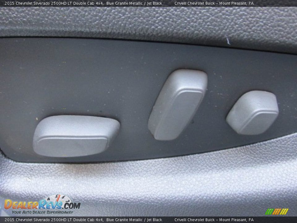 2015 Chevrolet Silverado 2500HD LT Double Cab 4x4 Blue Granite Metallic / Jet Black Photo #11