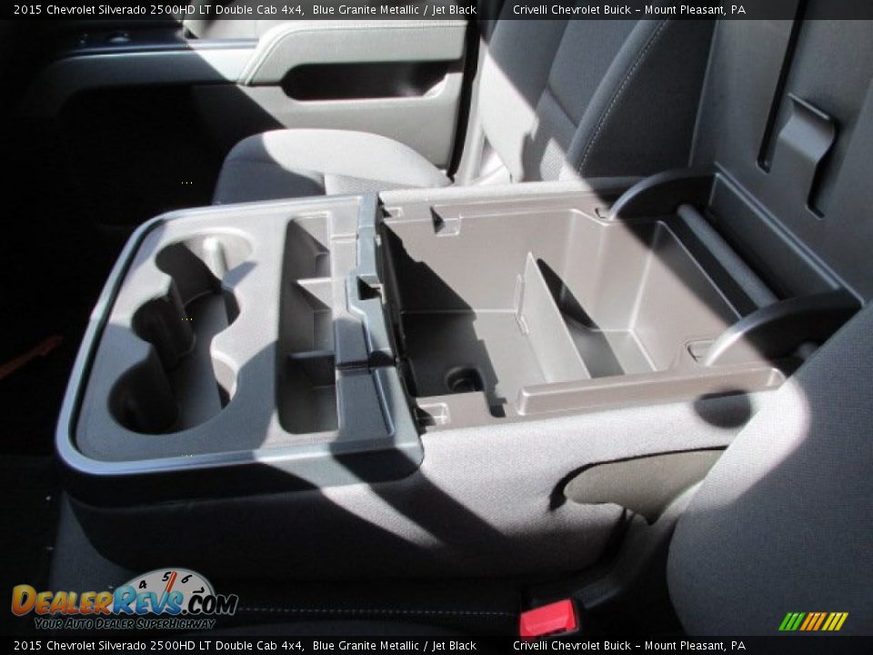 2015 Chevrolet Silverado 2500HD LT Double Cab 4x4 Blue Granite Metallic / Jet Black Photo #12