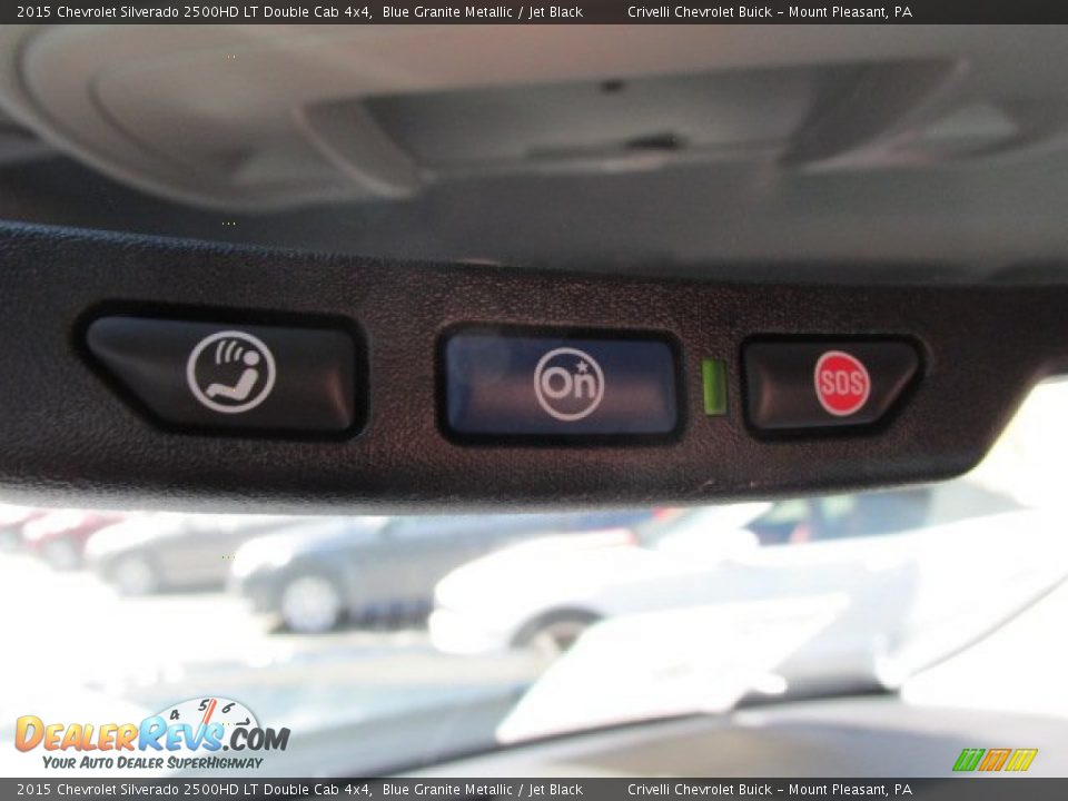 2015 Chevrolet Silverado 2500HD LT Double Cab 4x4 Blue Granite Metallic / Jet Black Photo #13