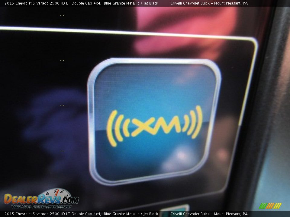 2015 Chevrolet Silverado 2500HD LT Double Cab 4x4 Blue Granite Metallic / Jet Black Photo #15