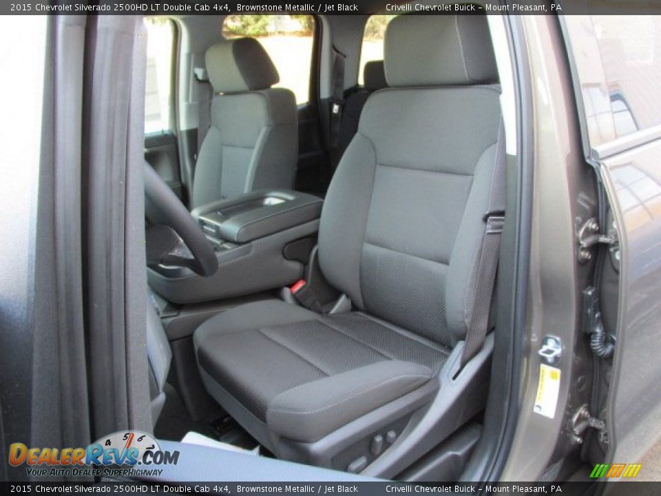 2015 Chevrolet Silverado 2500HD LT Double Cab 4x4 Brownstone Metallic / Jet Black Photo #10