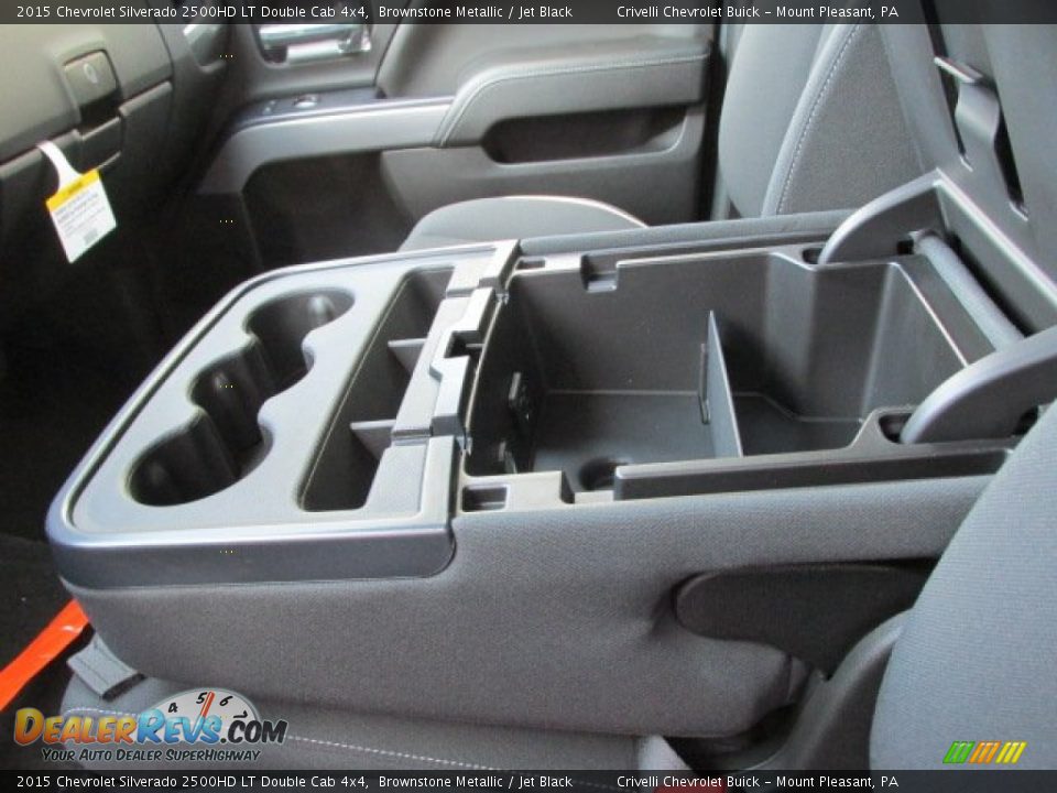 2015 Chevrolet Silverado 2500HD LT Double Cab 4x4 Brownstone Metallic / Jet Black Photo #12