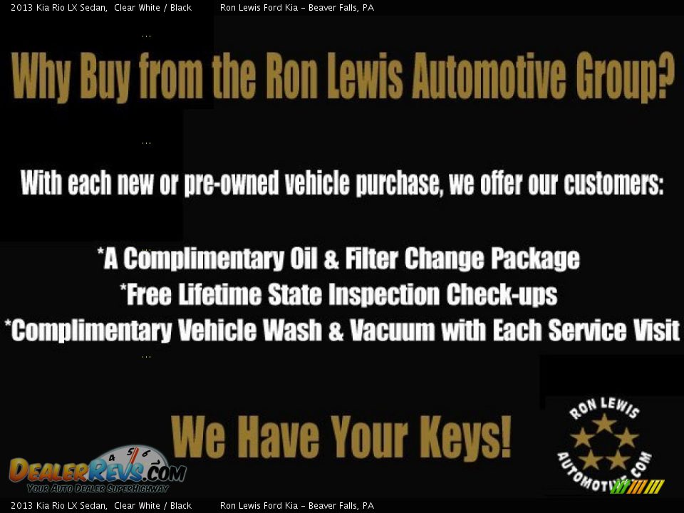 Dealer Info of 2013 Kia Rio LX Sedan Photo #20