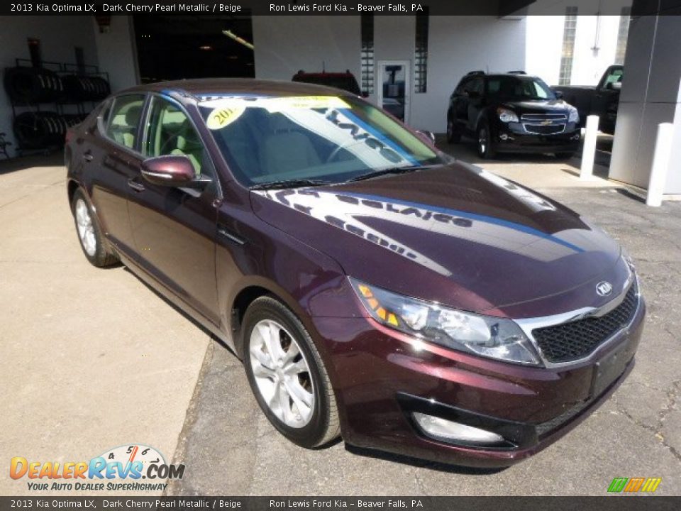 2013 Kia Optima LX Dark Cherry Pearl Metallic / Beige Photo #2
