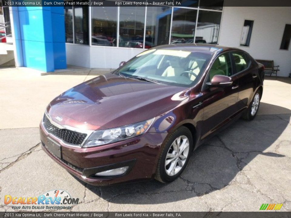 2013 Kia Optima LX Dark Cherry Pearl Metallic / Beige Photo #4