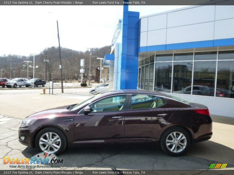 2013 Kia Optima LX Dark Cherry Pearl Metallic / Beige Photo #5