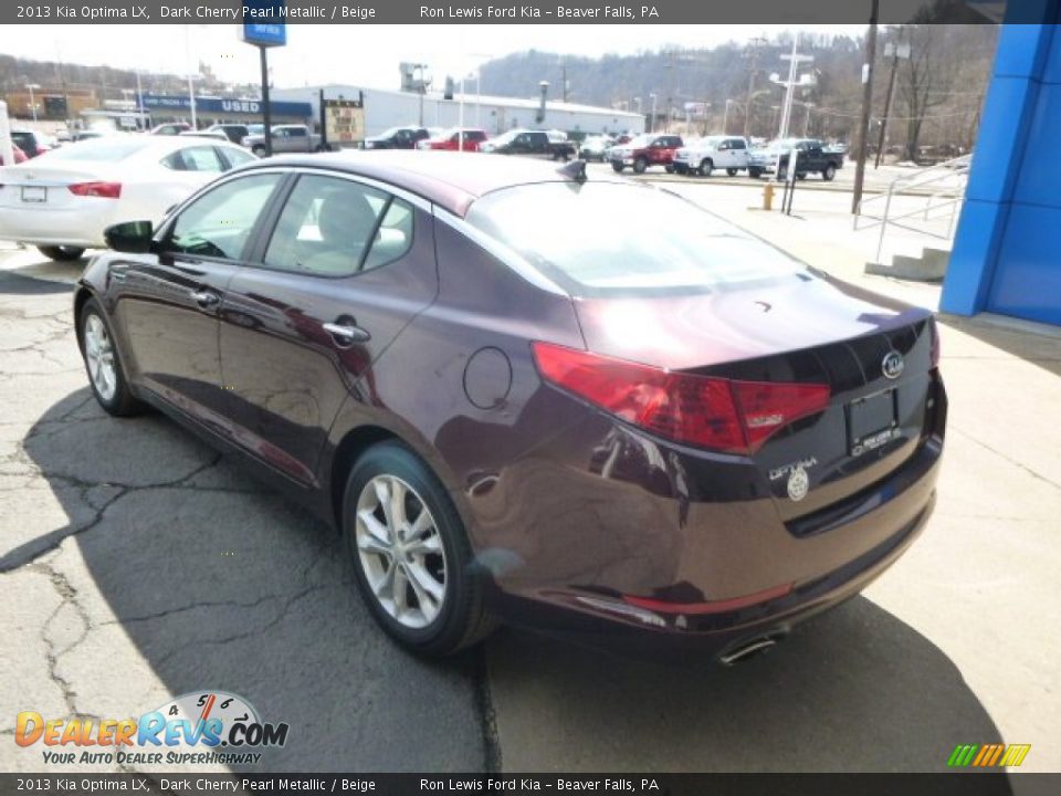 2013 Kia Optima LX Dark Cherry Pearl Metallic / Beige Photo #6