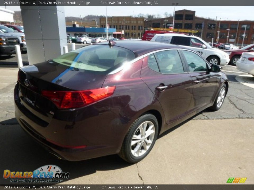2013 Kia Optima LX Dark Cherry Pearl Metallic / Beige Photo #8