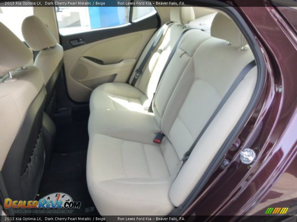 2013 Kia Optima LX Dark Cherry Pearl Metallic / Beige Photo #12
