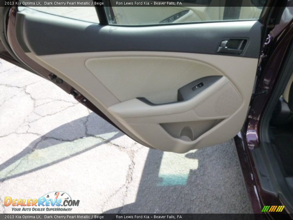 2013 Kia Optima LX Dark Cherry Pearl Metallic / Beige Photo #13