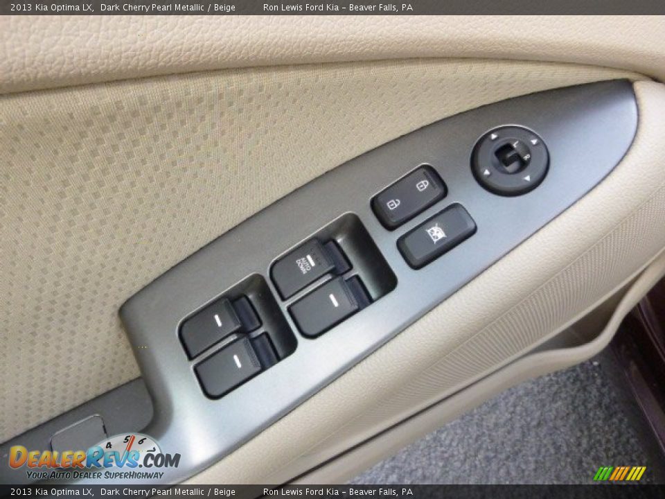 2013 Kia Optima LX Dark Cherry Pearl Metallic / Beige Photo #15