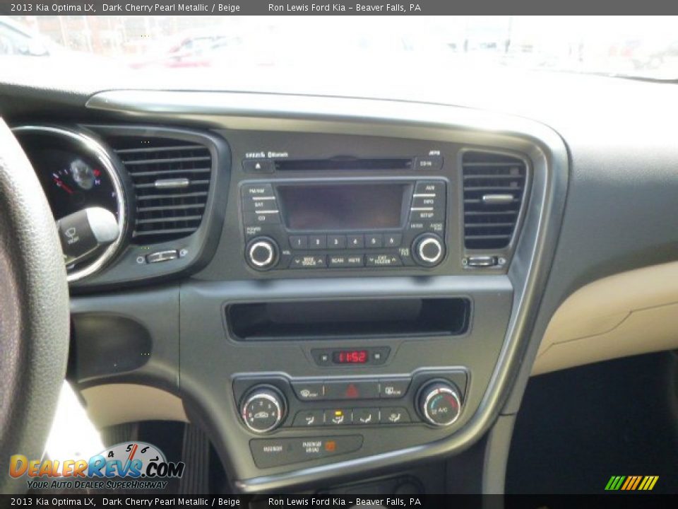 2013 Kia Optima LX Dark Cherry Pearl Metallic / Beige Photo #16