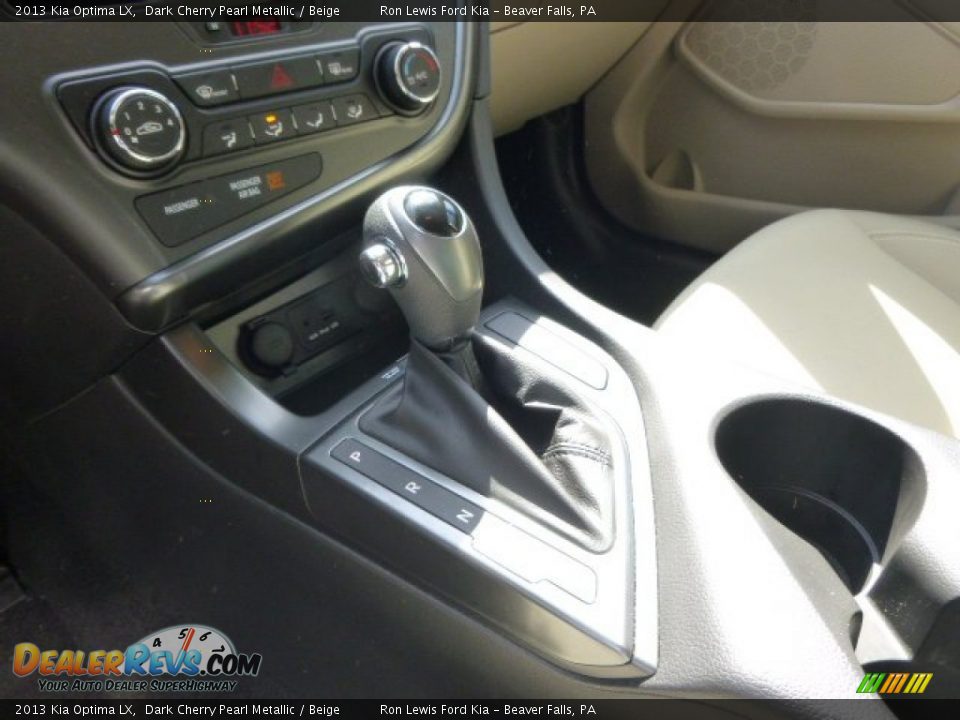 2013 Kia Optima LX Dark Cherry Pearl Metallic / Beige Photo #17