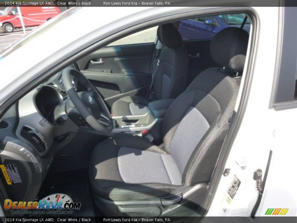 2014 Kia Sportage LX AWD Clear White / Black Photo #10
