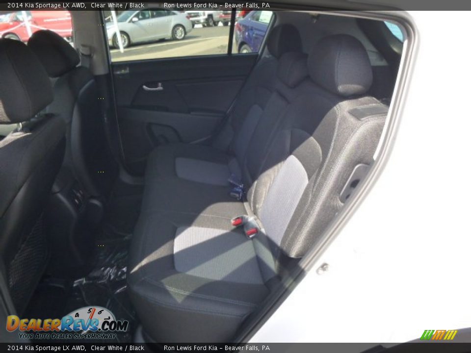 2014 Kia Sportage LX AWD Clear White / Black Photo #12