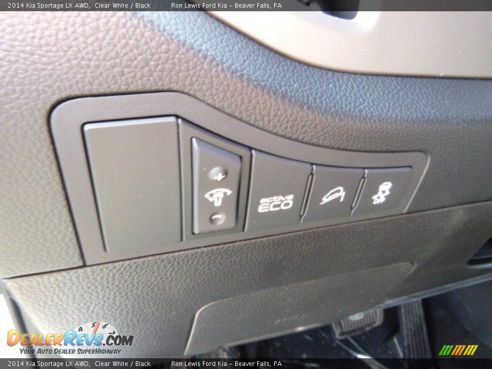 2014 Kia Sportage LX AWD Clear White / Black Photo #15