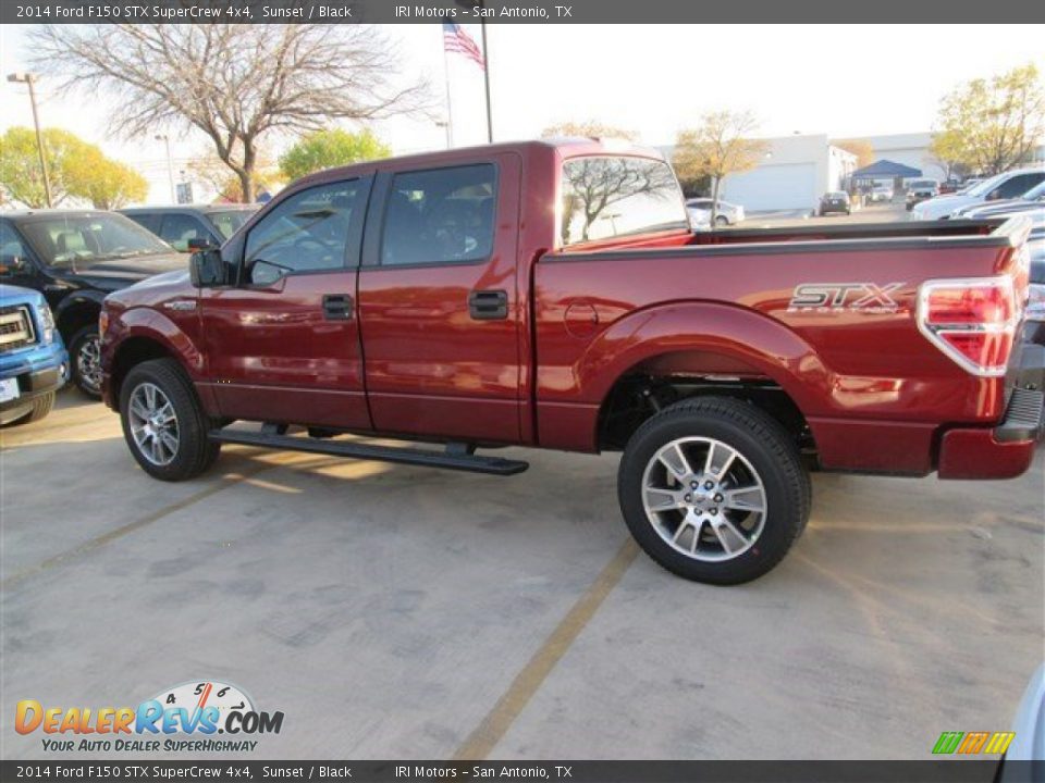 2014 Ford F150 STX SuperCrew 4x4 Sunset / Black Photo #2