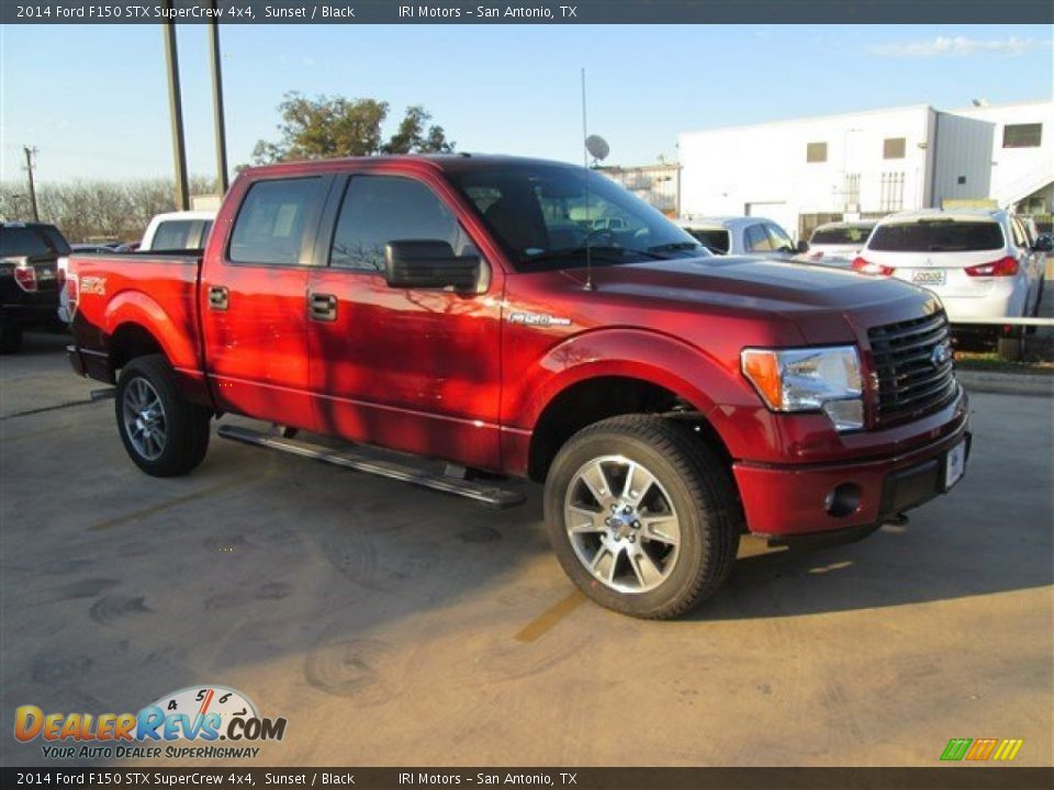 2014 Ford F150 STX SuperCrew 4x4 Sunset / Black Photo #5