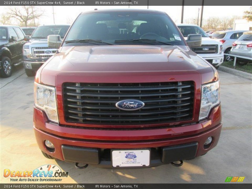 2014 Ford F150 STX SuperCrew 4x4 Sunset / Black Photo #6