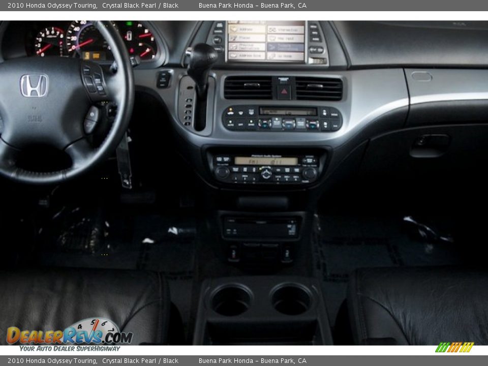 2010 Honda Odyssey Touring Crystal Black Pearl / Black Photo #5