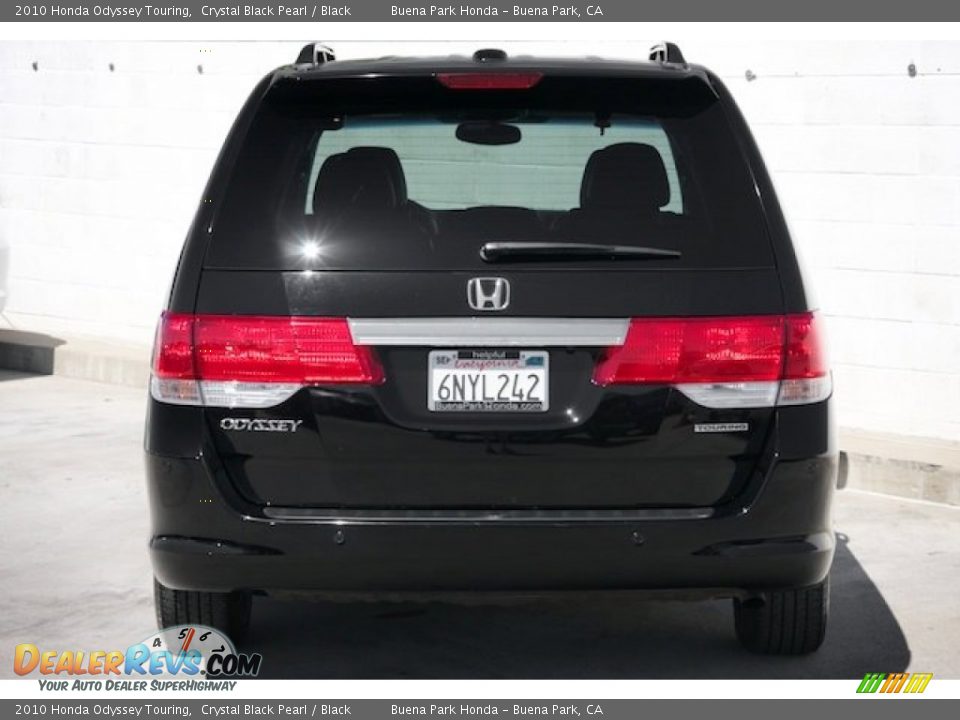 2010 Honda Odyssey Touring Crystal Black Pearl / Black Photo #10