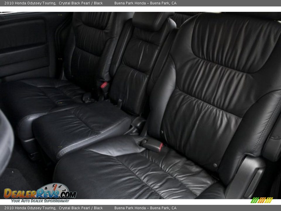 2010 Honda Odyssey Touring Crystal Black Pearl / Black Photo #14