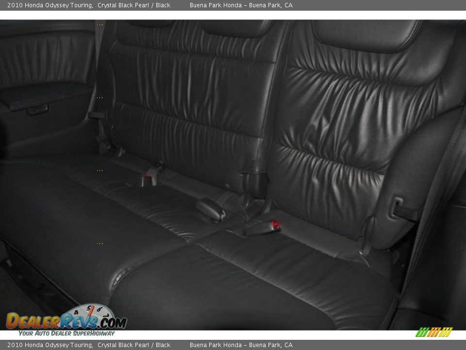 2010 Honda Odyssey Touring Crystal Black Pearl / Black Photo #15