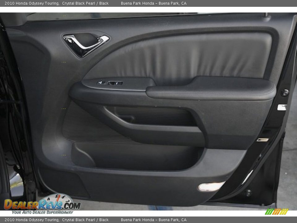 2010 Honda Odyssey Touring Crystal Black Pearl / Black Photo #33