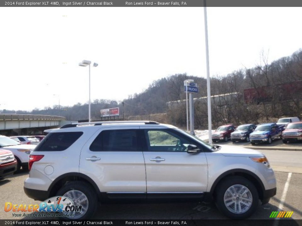 2014 Ford Explorer XLT 4WD Ingot Silver / Charcoal Black Photo #1