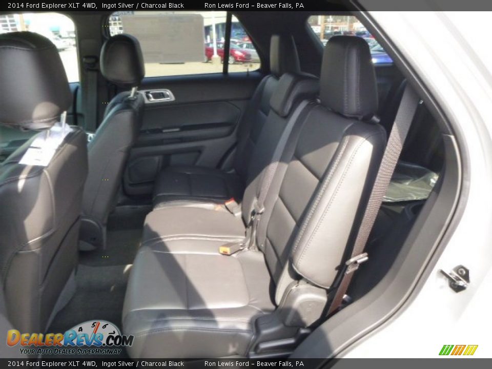 2014 Ford Explorer XLT 4WD Ingot Silver / Charcoal Black Photo #11