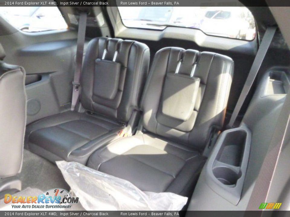 2014 Ford Explorer XLT 4WD Ingot Silver / Charcoal Black Photo #12
