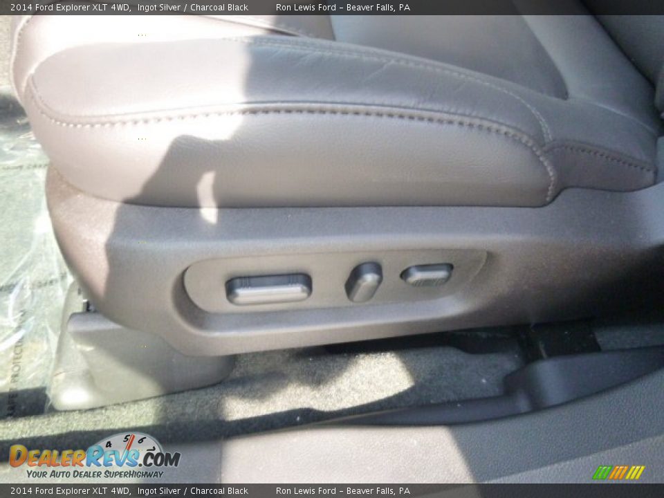 2014 Ford Explorer XLT 4WD Ingot Silver / Charcoal Black Photo #15