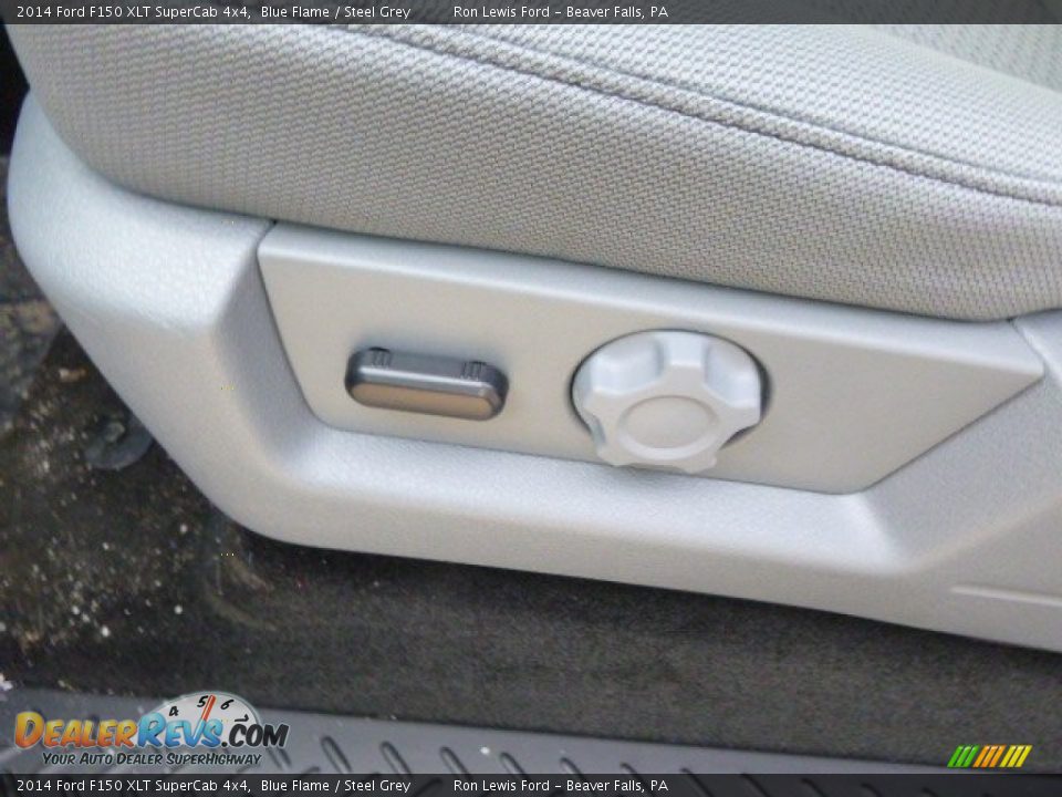 2014 Ford F150 XLT SuperCab 4x4 Blue Flame / Steel Grey Photo #15