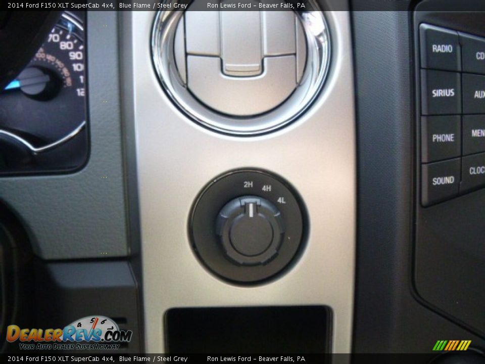 2014 Ford F150 XLT SuperCab 4x4 Blue Flame / Steel Grey Photo #17