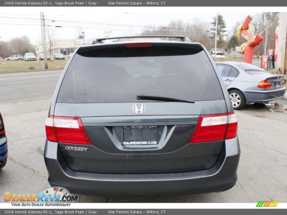 2006 Honda Odyssey EX-L Sage Brush Pearl / Gray Photo #7