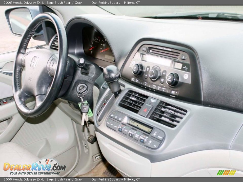 2006 Honda Odyssey EX-L Sage Brush Pearl / Gray Photo #16