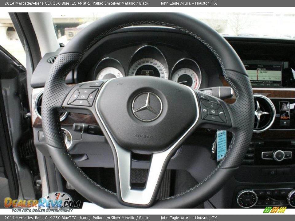 2014 Mercedes-Benz GLK 250 BlueTEC 4Matic Palladium Silver Metallic / Black Photo #29