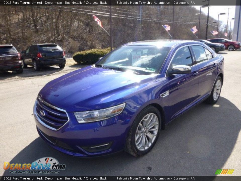 2013 Ford Taurus Limited Deep Impact Blue Metallic / Charcoal Black Photo #6