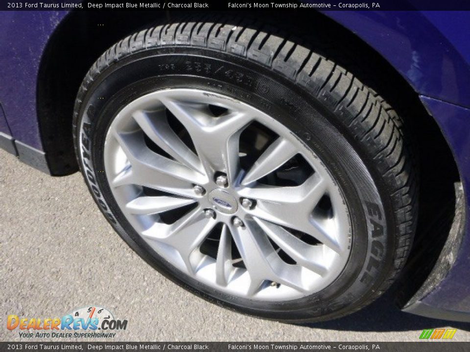 2013 Ford Taurus Limited Deep Impact Blue Metallic / Charcoal Black Photo #9